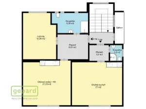 Prodej podílu 1/2 rodinného domu, Praha - Malešice, Káranská, 225 m2