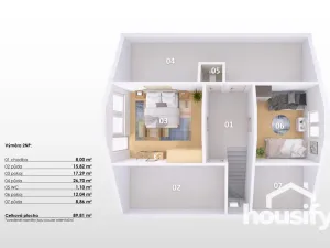 Prodej rodinného domu, Božice, 134 m2