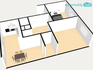 Prodej bytu 3+1, Vejprnice, Plzeňská, 72 m2