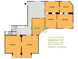 Pronájem kanceláře, Brno - Veveří, Moravské náměstí, 206 m2