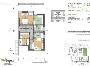 Prodej rodinného domu, Chýně, Cenomanská, 174 m2