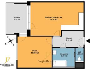 Prodej bytu 2+kk, Olomouc, Edmunda Husserla, 53 m2