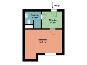 Prodej kanceláře, Chrášťany, Oranžová, 26 m2