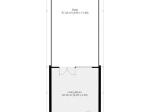 Pronájem bytu 1+kk, Praha - Střížkov, Roudnická, 38 m2