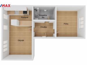 Pronájem bytu 2+kk, Havířov, Dlouhá třída, 44 m2