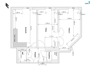 Pronájem bytu 3+kk, Praha - Nusle, Svatoplukova, 55 m2
