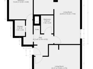 Pronájem bytu 3+1, Praha - Kobylisy, Kurkova, 92 m2