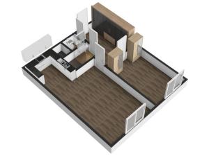 Pronájem bytu 2+kk, Praha - Kobylisy, Šimůnkova, 45 m2