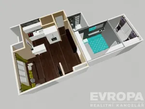 Prodej bytu 2+kk, Praha - Bubeneč, Národní obrany, 50 m2