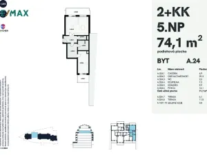 Prodej bytu 2+kk, Karlovy Vary, Šumavská, 74 m2