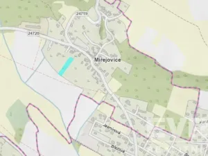 Prodej zahrady, Miřejovice, 2320 m2