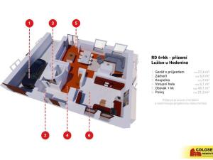 Prodej rodinného domu, Lužice, Velkomoravská, 260 m2