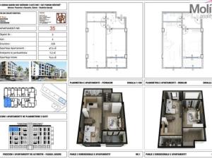 Prodej bytu 2+kk, Qeret, 68 m2