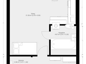 Pronájem bytu 1+kk, Brno, Celní, 33 m2