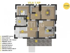 Prodej vily, Luže - Radim, 700 m2