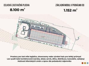 Pronájem skladu, Ostrava - Slezská Ostrava, Podzámčí, 594 m2