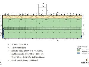 Pronájem skladu, Ostrava - Slezská Ostrava, Podzámčí, 594 m2