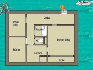 Prodej bytu 3+1, Orlová - Lutyně, 65 m2