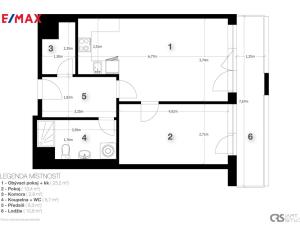 Prodej bytu 2+kk, Praha - Hloubětín, Poděbradská, 56 m2
