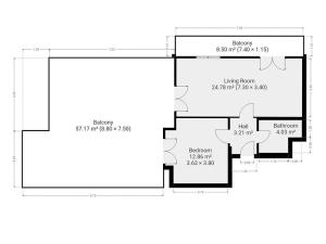 Pronájem bytu 2+kk, Brandýs nad Labem-Stará Boleslav - Brandýs nad Labem, Augustina Lukeše, 48 m2