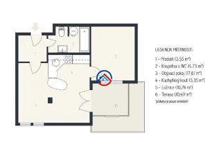 Pronájem bytu 2+kk, Olomouc, Bacherova, 52 m2