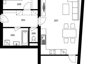 Prodej bytu 3+kk, Nýrsko, 72 m2