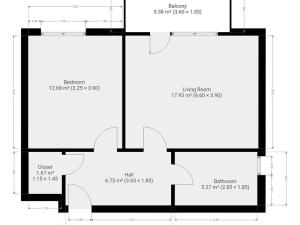 Pronájem bytu 2+kk, Praha - Uhříněves, Ingrišova, 54 m2