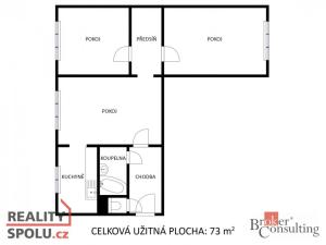 Prodej bytu 3+1, Jeseník, Zeyerova, 73 m2
