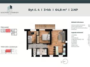 Prodej bytu 3+kk, Kolín, Třídvorská, 65 m2