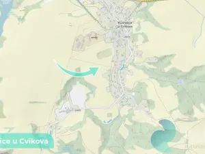 Prodej podílu 3/8 louky, Kunratice u Cvikova, 4157 m2