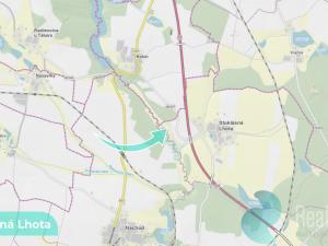 Prodej podílu 1/2 louky, Tábor, 841 m2