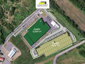 Pronájem výrobních prostor, Chomutov, Karlovarská, 11500 m2