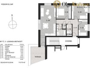 Pronájem bytu 4+kk, Bučovice, Jabloňová, 118 m2