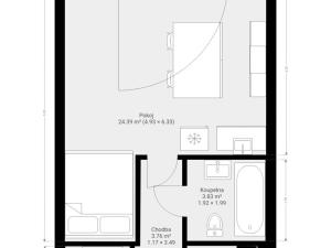 Prodej bytu 1+kk, Brno - Ponava, Střední, 38 m2