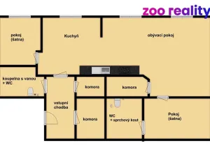 Prodej bytu 3+kk, Trutnov, Horská, 67 m2