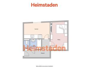 Pronájem bytu 1+1, Karviná - Hranice, Einsteinova, 33 m2