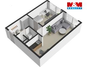 Prodej bytu 2+kk, Most, Albrechtická, 40 m2