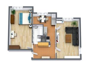 Prodej bytu 2+1, Tachov, Zárečná, 67 m2