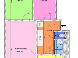 Prodej bytu 3+1, Slavče, 71 m2