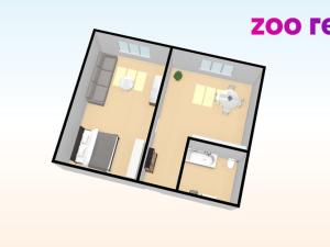 Pronájem bytu 1+1, Chomutov, Pod Břízami, 35 m2