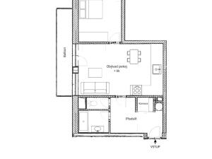 Pronájem bytu 2+kk, Praha, Štěpařská, 53 m2