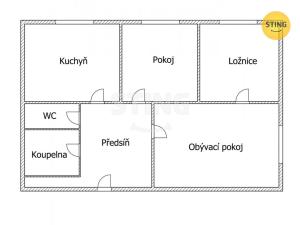 Pronájem bytu 3+1, Ostrava, 30. dubna, 68 m2