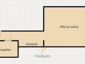 Pronájem bytu 1+1, Olomouc - Povel, Janského, 41 m2