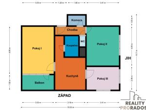 Prodej bytu 3+1, Jistebnice - Božejovice, 57 m2