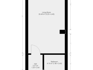 Pronájem bytu 1+kk, Praha - Michle, Jemnická, 28 m2