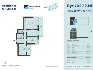 Pronájem bytu 4+kk, Brno, Milady Horákové, 111 m2