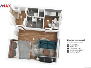 Pronájem bytu 1+kk, Praha - Troja, Sosnovecká, 29 m2