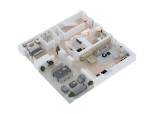 Prodej bytu 3+kk, Nebovidy, 76 m2