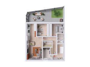 Prodej bytu 3+kk, Nebovidy, 90 m2