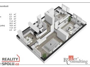 Prodej bytu 3+1, Rychnov nad Kněžnou, Mírová, 75 m2